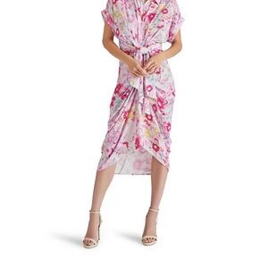 Steve Madden Tori Satin Midi Dress